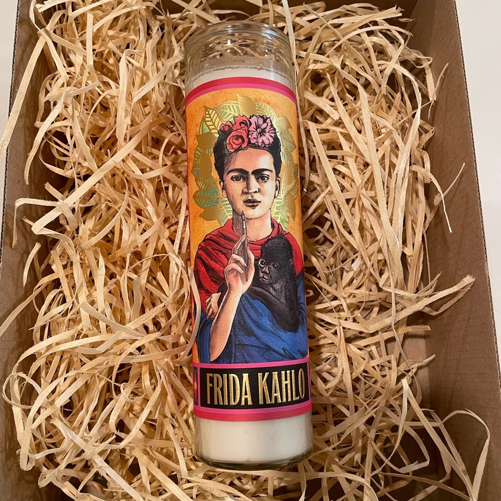 Secular Saints Frida Kahlo Prayer Candle